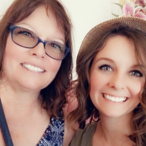 Picture of Darlene and Kalie at the daycare